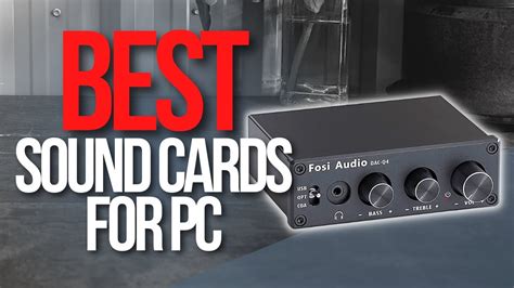 🖥️ Top 5 Best Sound Cards for PC - YouTube