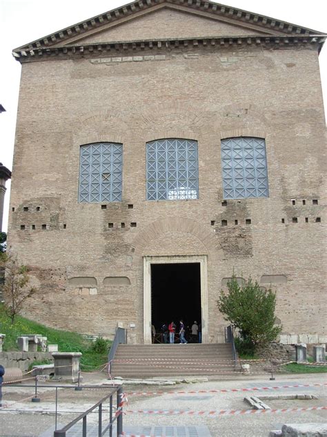 The Curia --- the largest brick building that still has a roof in the Forum. It was the Roman ...