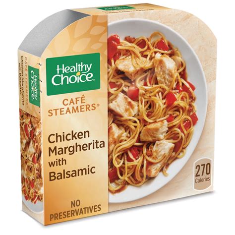 Healthy Choice Cafe Steamers Frozen Dinner Chicken Margherita with Balsamic 9.5 Ounce - Walmart ...