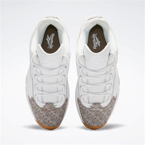 Reebok Question Low "Monogram" Adds High Fashion Flair | HOUSE OF HEAT