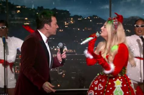 Jimmy Fallon and Meghan Trainor Premiere Christmas Song 'Wrap Me Up'