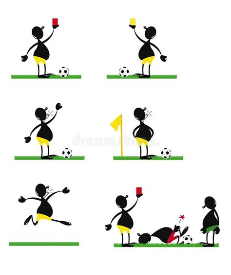 Funny Soccer Referee stock vector. Illustration of equipment - 27184916