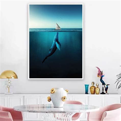 Blue Whale - Ocean Wall Art – Space Shot