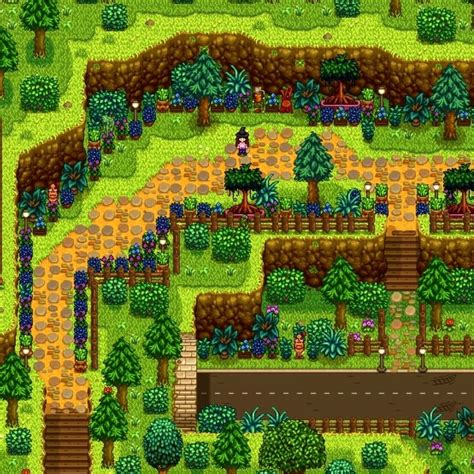 Journey from Farm to Mountains in Stardew Valley