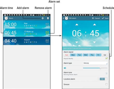 How to Use Your Samsung Galaxy Tablet’s Alarm Clock - dummies