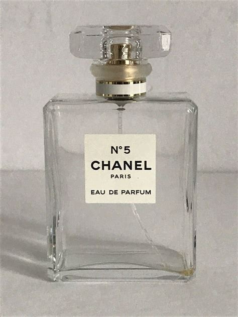 CHANEL No 5 Eau De Parfum 3.4 oz 100ml EMPTY Spray Bottle And Box Made ...