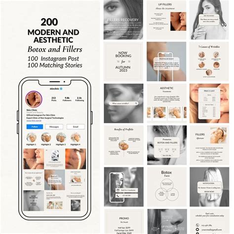 Nurse Injector Templates Canva Template Lip Filler Instagram Template Botox and Filler Template ...