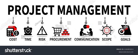 Project Management Banner Project Management Concept Stock Vector ...