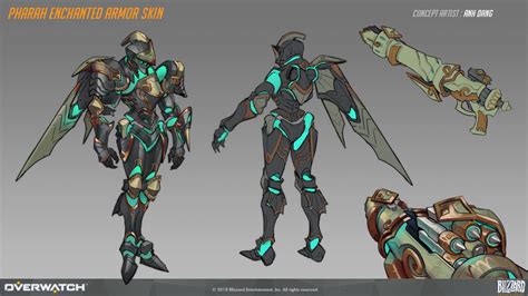 Pharah Enchanted Armor Skin Concept, Anh Dang on ArtStation at https ...