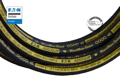 Eaton® Aeroquip® 4S Spiral Hydraulic Hose GH493-8 | Big River Rubber ...