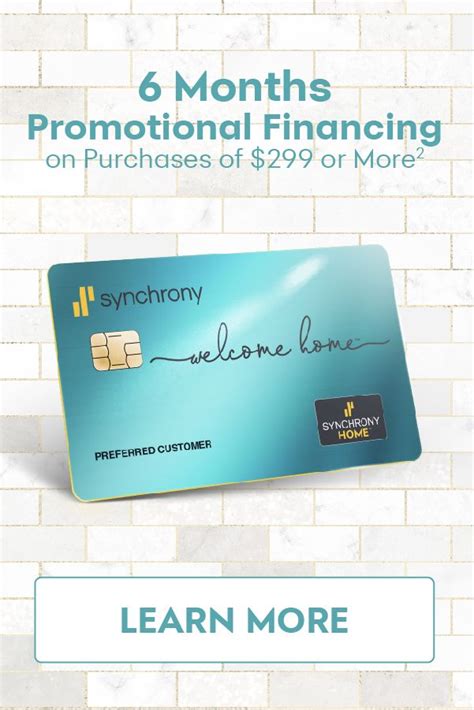 With the Synchrony HOME™ Credit Card, you have a convenient way to help pay for everything you ...