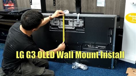 LG OLED CX Wall Mount Install, How To Mount On A Fixed Flat, 40% OFF