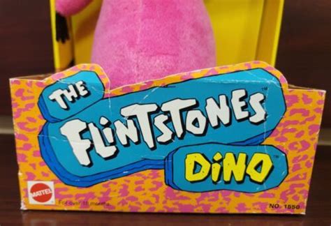 Vintage The Flintstones Dino Mattel Plush No. 1550 New Sealed 1993 ...