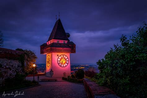 Clock Tower in Graz, Austria, Austria