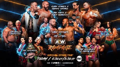 AEW Rampage Tonight (4/28/23) - Special Start Time, Card