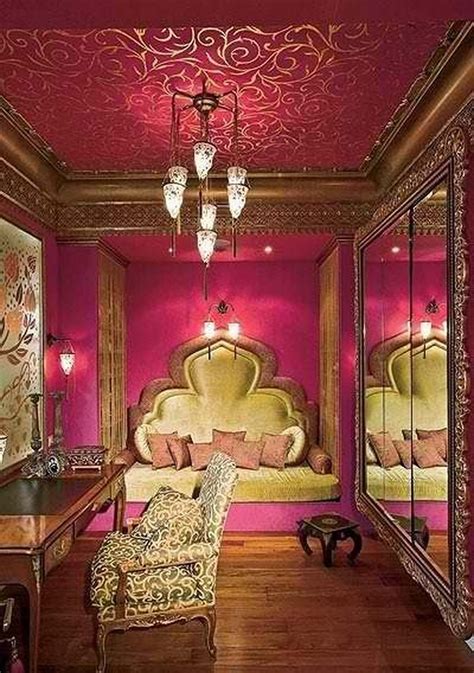 Nice 40 Fascinating Moroccan Bedroom Decoration Ideas. More at https://homystyle.com/2018/08/23 ...