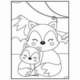 Coloring Pages For Kids Animals Cute sketch template