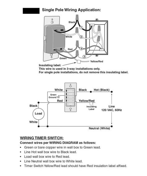 Leviton Timer Switch Wiring Diagram