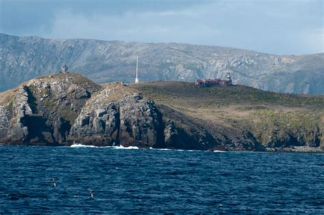 Cape Horn Lighthouse And Albatross Monument Stock Photo - Download ...