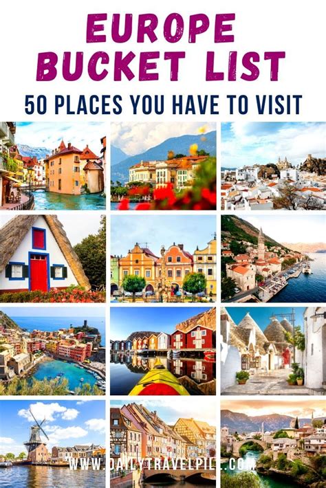 This is the ultimate Europe Bucket List! Add these stunning 50 ...