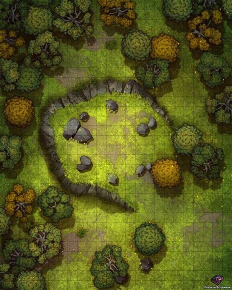 Forest Wilderness 24x30 | Forest map, Dnd world map, Fantasy map