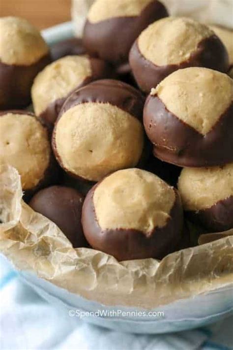 Easy Buckeye Recipe - Spend With Pennies