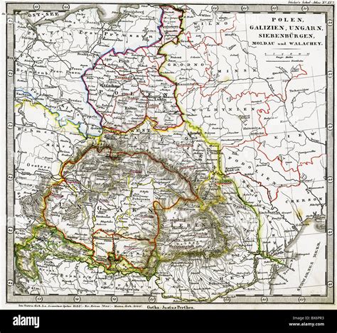 Historical wallachia map hi-res stock photography and images - Alamy