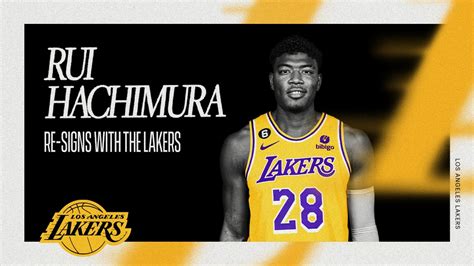 Los Angeles Lakers Re-Sign Rui Hachimura | NBA.com