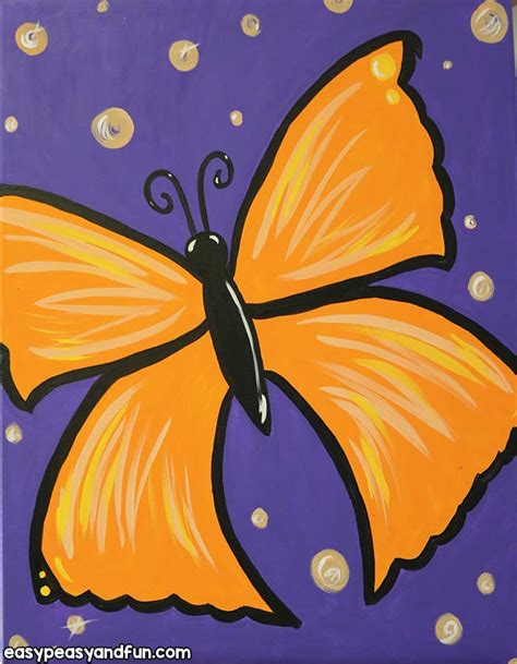 Easy Butterfly Painting