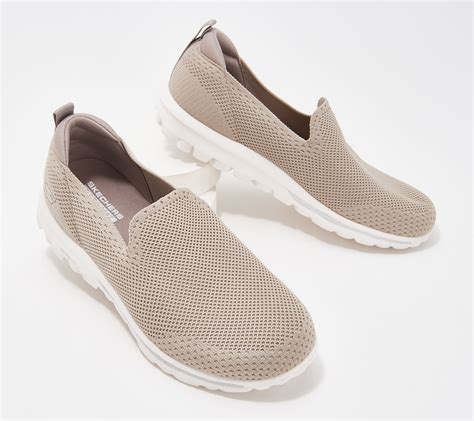 Skechers GOwalk Classic Washable Knit Slip-On Shoes - Daydream - QVC.com | Slip on shoes, Slip ...