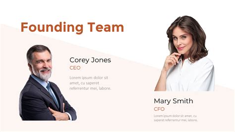 Founding Team Templates|Our|Single Slides