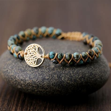 Tree of Life African Jasper Bracelet – YUBA Spirit