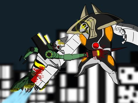 Eva unit 5 vs Zeruel by Kidkaiju2001 on DeviantArt