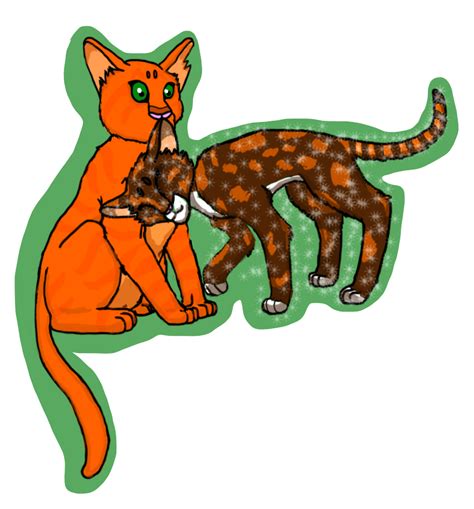 Firestar and Spottedleaf by miudream on DeviantArt