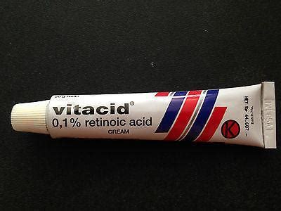 Vitacid Retinoic Acid RETIN-OL Cream 0.1 Vitamin A FOR Anti Ageing/Acn ...