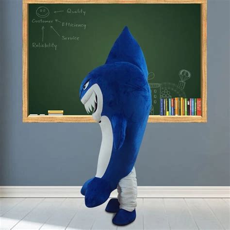 [TML] Cosplay shark Mascot Costume Cartoon character costume ...