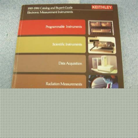 Keithley 1985-1986 electronic instruments catalog