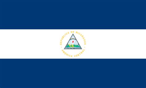 Flag of Nicaragua image and meaning Nicaraguan flag - country flags