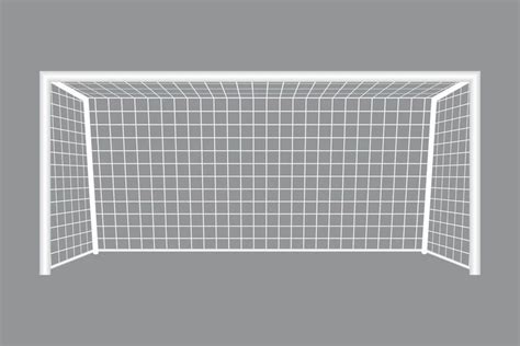 Soccer Goal Isolated with Grids