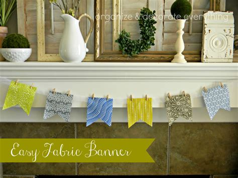 fabric banner.1 - Organize and Decorate Everything