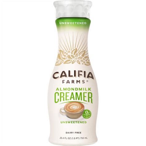 Califia Farms® Unsweetened Almond Milk Coffee Creamer, 25.4 fl oz - Fry ...