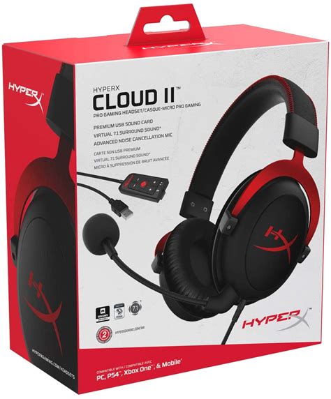 HyperX Cloud II - Gaming Headset, 7.1 RED "OPEN BOX" - Expert-Zone