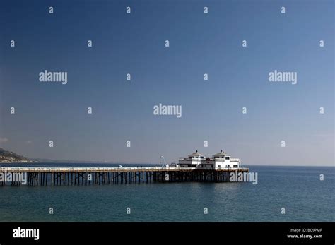 The Malibu Pier Stock Photo - Alamy