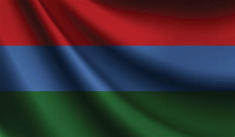 Karelia flag waving. Background for patriotic and national design ...