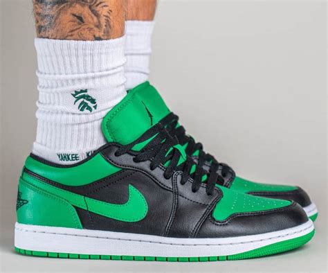 Air Jordan 1 Low Pine Green Release Details · JustFreshKicks