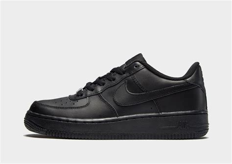 Black Nike Air Force 1 Low Junior - JD Sports Global