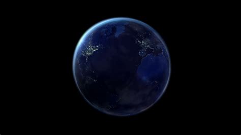 Earth Night Globe On Alpha Channel Stock Motion Graphics SBV-328924242 ...