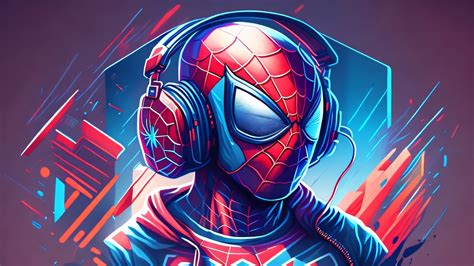 1920x1080 Resolution Spider man HD Music AI Art 1080P Laptop Full HD ...