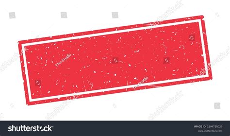 Blank Stamp Rubber Stamp Frame Illustration Stock Vector (Royalty Free ...