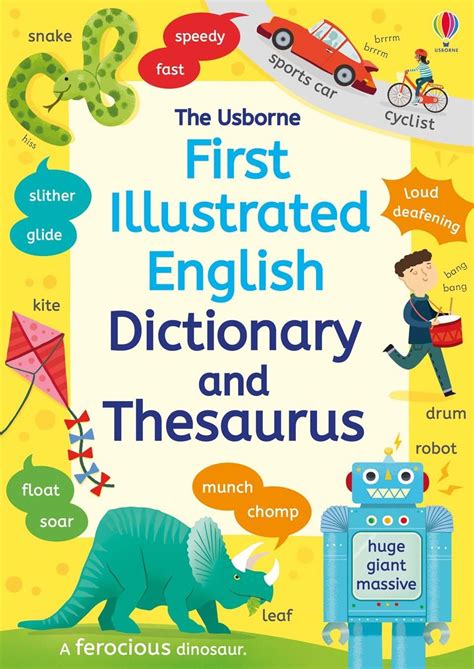 First Illustrated English Dictionary And Thesaurus: £14.99 | Thesaurus, Usborne books, Usborne